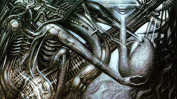 H R Giger Art Artwork Dark Evil Artistic Horror Fantasy Sci-fi At Dark HD wallpaper