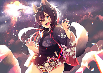 Elf, girl, anime, angry, original HD wallpaper