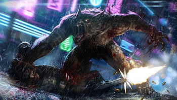 Werewolf digital , Intricate designs, Impressive weaponry, Visual appeal HD wallpaper