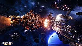 Preview battlefleet gothic, armada, warhammer 40k, black legion HD wallpaper