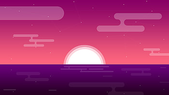 Sunset Minimalism, minimalism, sunset, artist, artwork, digital-art, minimalist HD wallpaper
