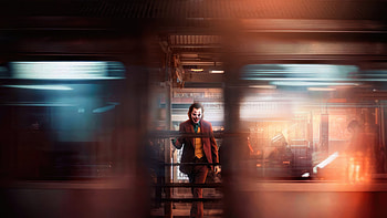 Joker Coming Out Of Train, joker, supervillain, artist, artwork, digital-art HD wallpaper