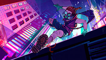 The Parkour Heist, artist, artwork, digital-art, artstation HD wallpaper