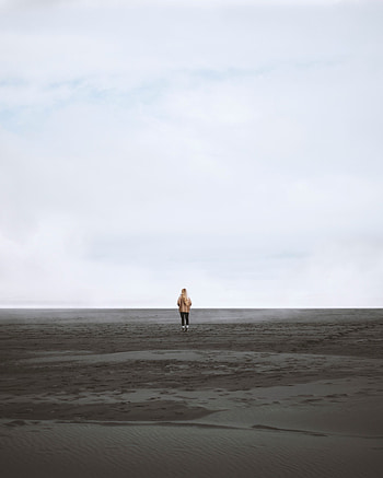 Nature, Sand, Desert, Horizon, Loneliness HD phone wallpaper