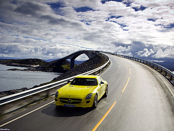Transport, Auto, Bridges, Roads, Mersedes HD wallpaper