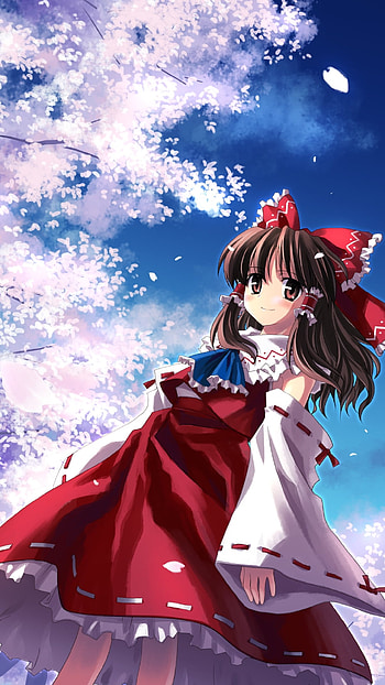 Reimu Hakurei, Anime, Touhou HD phone wallpaper