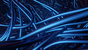 Structure, 3D, Plexus, Thread, Threads, Confused, Intricate HD wallpaper