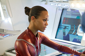 Zoe Saldana, Star Trek sequel, Hi-res , Exclusive look HD wallpaper