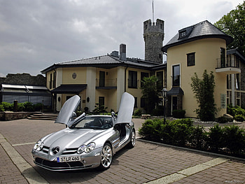 mercedes benz, luxury, car, class, house, cars, mercedes HD wallpaper