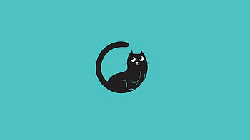 Art, Vector, Cat, Minimalism HD wallpaper