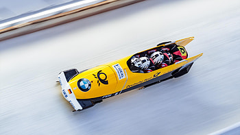 European four-man title, Lochner's win, Bobsleigh news, Eurosport coverage HD wallpaper