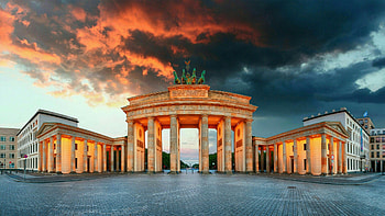 Brandenburg Gate, Wonderful places, Berlin architecture, German heritage HD wallpaper