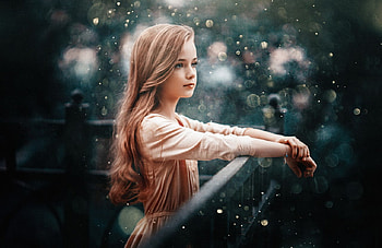 cute, girl, abstract, graphy HD wallpaper