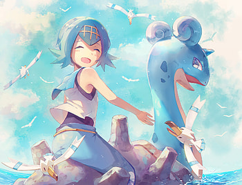 Lapras background, Water-type Pokmon, Peaceful scene, John Sellers' post HD wallpaper