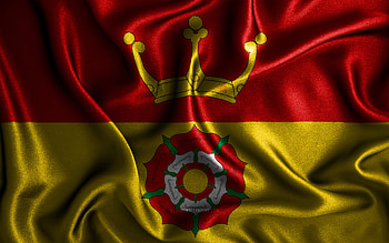 Hampshire flag, , silk wavy flags, english counties, Flag of Hampshire, fabric flags, 3D art, Hampshire, Europe, Counties of England, Hampshire 3D flag, England HD wallpaper