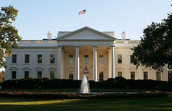 Northern facade, White House HD wallpaper