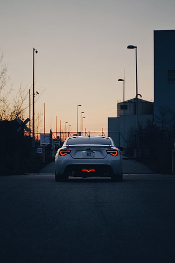 Sports, Subaru, Cars, Car, Sports Car, Back View, Rear View, Spoiler, Subaru Brz HD phone wallpaper