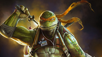 Ninja Turtle Art, teenage-mutant-ninja-turtles, ninja-turtle, artwork, digital-art, artist, superheroes HD wallpaper