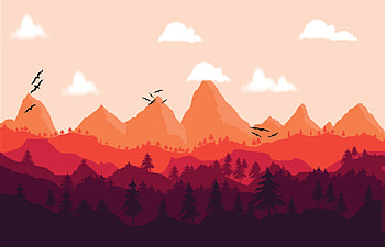 Colorful Illustrations Depicting Nature, artist, artwork, behance, digital-art HD wallpaper