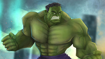 Green Hulk Artwork, hulk, superheroes, artwork, artstation HD wallpaper