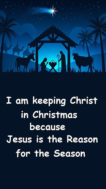 reason for the season, Christmas, Jesus, Holiday, Manger, Christ HD phone wallpaper