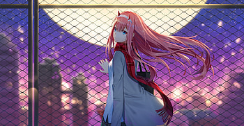 Zero Two Darling In The Franxx, darling-in-the-franxx, anime, artist, artwork, digital-art HD wallpaper