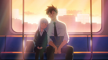 Anime, Aharen-san Is Indecipherable, Reina Aharen, Raidou Matsuboshi HD wallpaper
