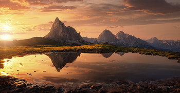 Dolomites Mountain Italy, italy, DOlomite, nature, mountain, sunset HD wallpaper