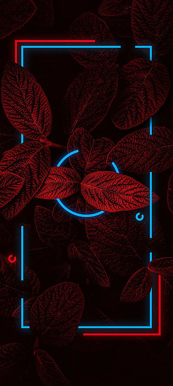Neon, red, 3d HD phone wallpaper