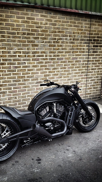 Matte Black, Bike HD phone wallpaper