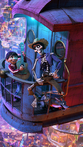 Coco , Movie stills, Animated adventure, Vibrant colors HD phone wallpaper
