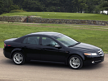 Auto, Nature, Trees, Grass, Acura, Cars, Asphalt, Side View, Style, Akura, Tl, 2007 HD wallpaper