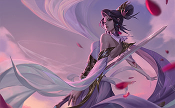 Fantasy girl, girl, pink, chuan c, fantasy, wind HD wallpaper