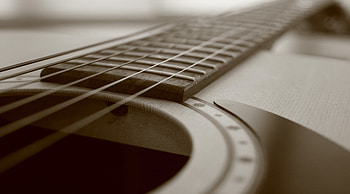 Acoustic marvel, Guitar brilliance, Harmonic depths, Melodic resonance HD wallpaper