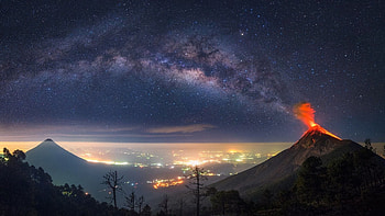 Fuego, Guatemala HD wallpaper