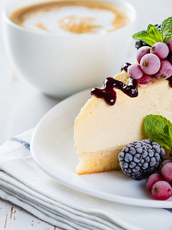 Blueberry cheesecake, Scrumptious delight, Muffin-inspired, Wholesome treat HD phone wallpaper