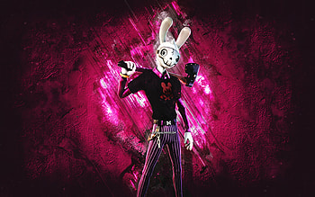 Fortnite Masked Guggimon Skin, Fortnite, main characters, pink stone background, Masked Guggimon, Fortnite skins, Masked Guggimon Skin, Masked Guggimon Fortnite, Fortnite characters HD wallpaper