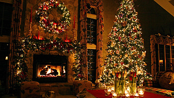New Year, Holidays, Holiday, House, Christmas Tree HD wallpaper