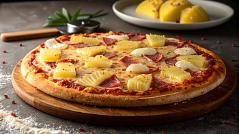 Delicious Hawaiian Pizza - Ultra !, hawaiian pizza, pizza, cheese, pepperoni HD wallpaper