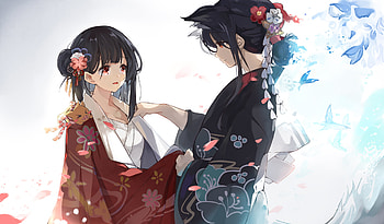 Kimono , Stunning collection, Artistic designs, Oriental beauty HD wallpaper