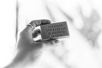 Words, Hand, Bw, Chb, Phrase, Text, Quote, Quotation, Kind HD wallpaper