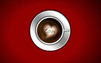 Love, Cup, Brown, Drink, Beverage HD wallpaper