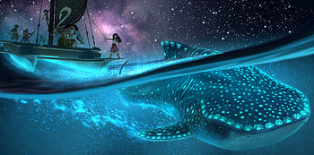 Moana 2 Adventure at Sea, Moana 2, movie HD wallpaper