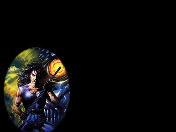 Terminator, comic, fantasy, female HD wallpaper
