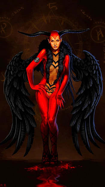 Devil Queen, Devil, Artwork HD phone wallpaper