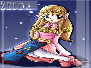 Chibi Princess Zelda, videogame, chibi, video games, zelda, princess HD wallpaper