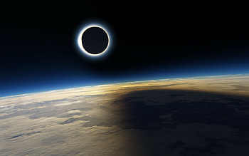 Sun moon, Planet eclipse HD wallpaper