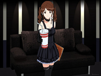 here!, other, cute, girls, anime HD wallpaper