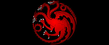 House Targaryen sigil, Fire and blood, Dragon symbol, House motto HD wallpaper