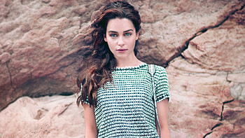 Emilia Clarke, , cat HD wallpaper